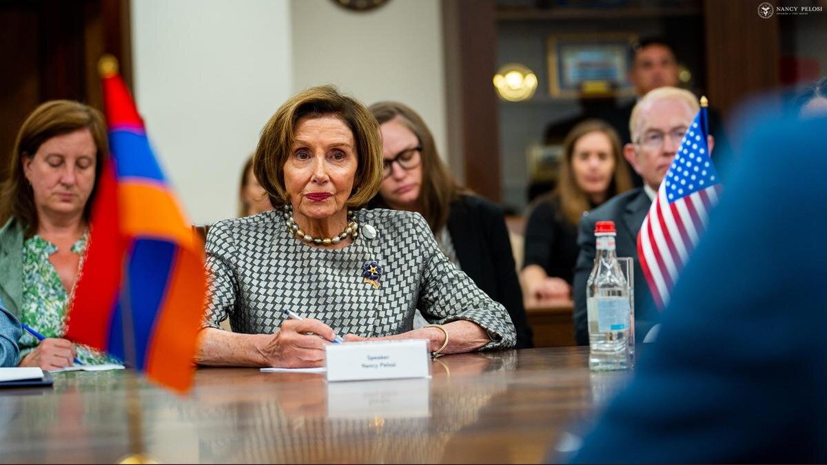    Спикер Палаты представителей Нэнси Пелоси в Армении:Twitter/Nance Pelosi