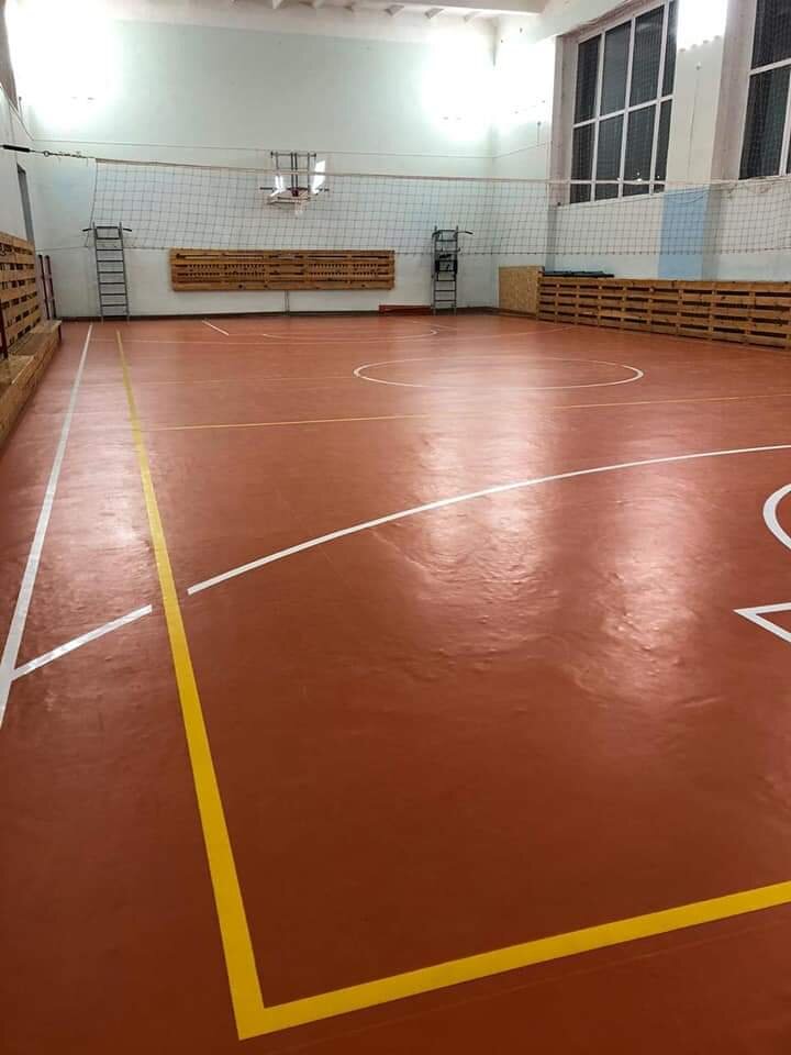 укладка покрытия на стяжку, без использования вырав.смеси