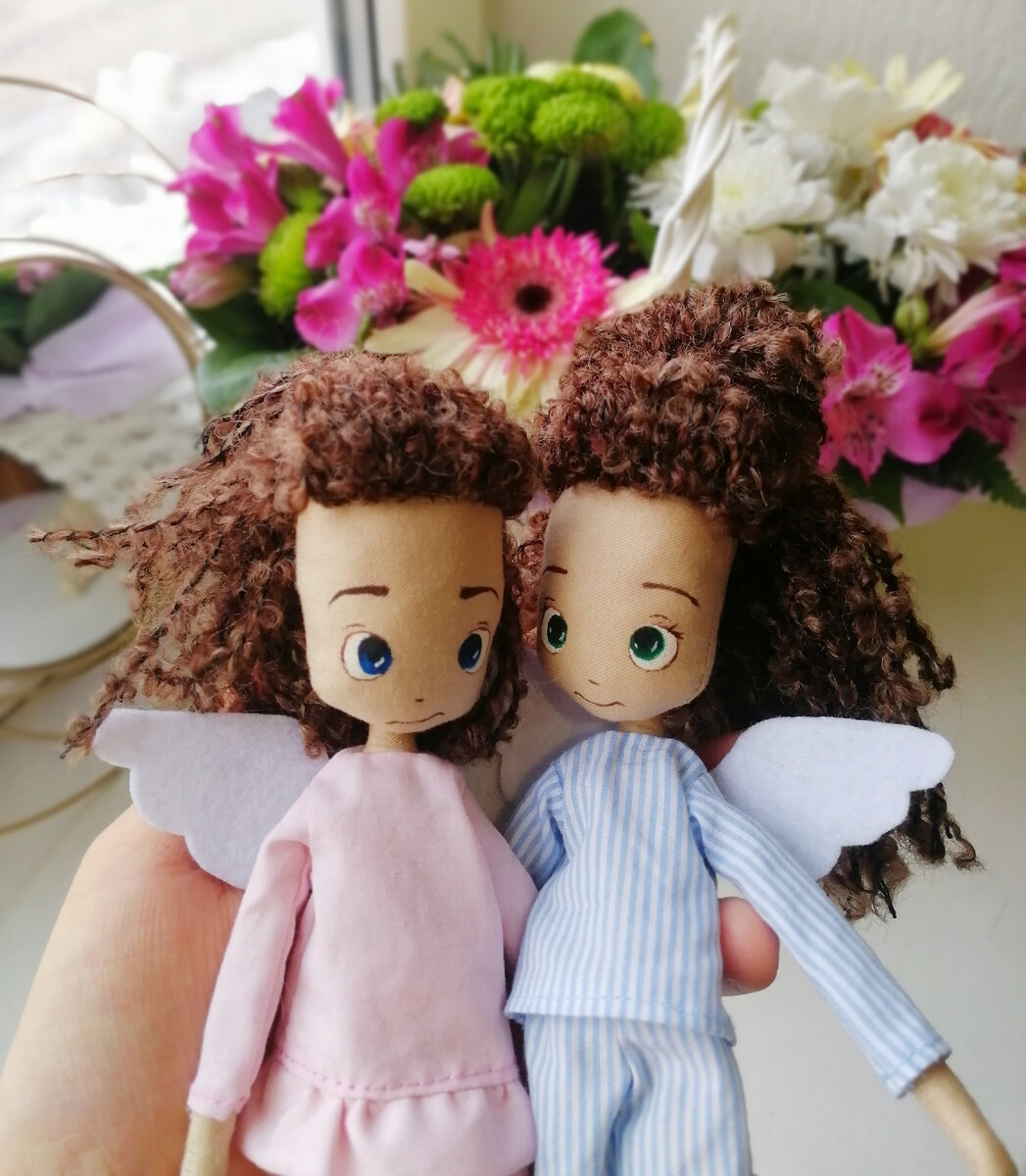 Материалы для изготовления куклы — оберега «Ангел»