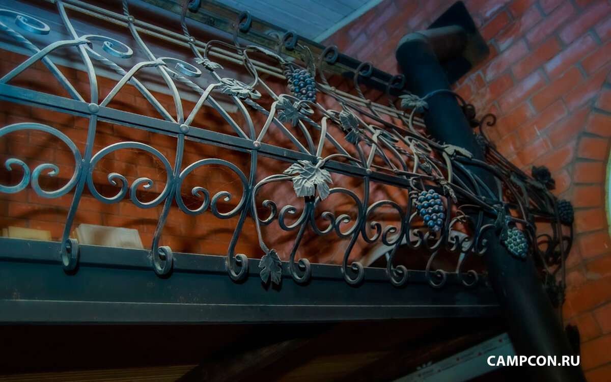 Кованые ограждения для лестничных маршей  