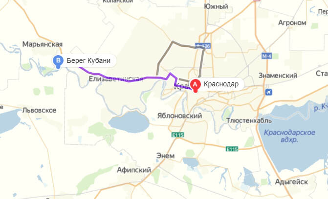 Погода марьянская карта