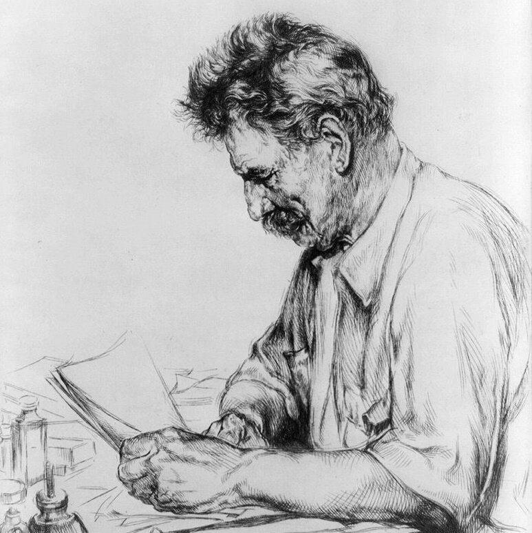 1. Albert Schweitzer, Etching by Arthur William Heintzelman