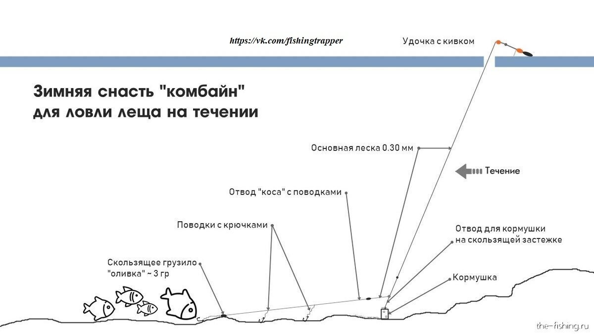 Подледная ловля леща