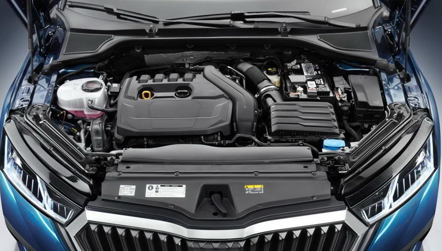 Моторный отсек Skoda Oktavia 4. Фото с сайта avtoavenu.ru