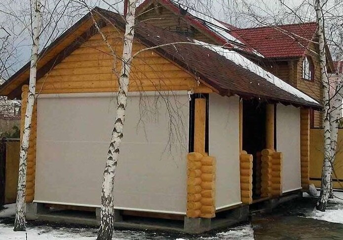 Как укрыть беседку на зиму своими руками
