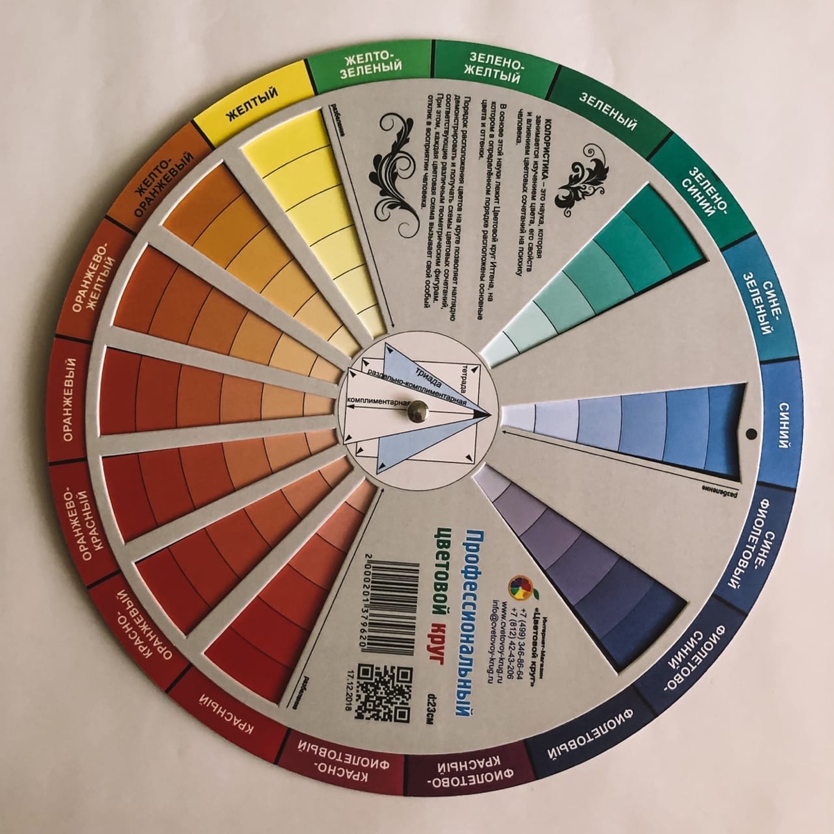 Цветовой круг Иттена