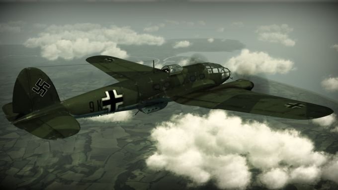 Немецкий бомбардировщик Heinkel He 111, который угнал М. Девятаев. Фото: airwargame.com