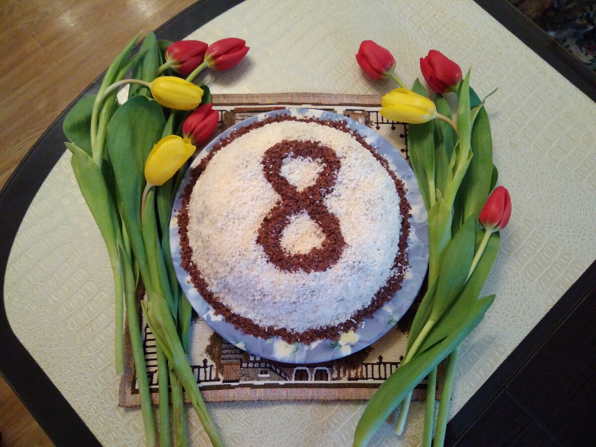 Мужскому кулинарному десанту в Международный женский день посвящается! 