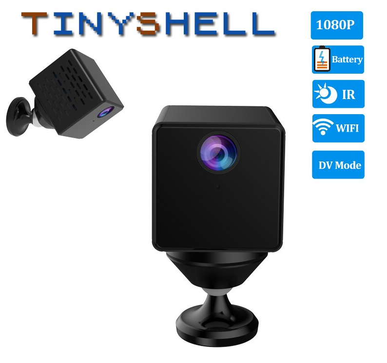 Основные характеристики: 
1080P HD мини размер камеры, мобильный Удаленный просмотр.
Два режима: режим Wi-Fi и режим DV. Включите режим Wifi, Действуйте как идеальная ip-камера с мини-размером. Включите режим DV, Действуйте как регистратор DV, записывая каждый момент в жизни.
Встроенный литиевый аккумулятор емкостью 1500 мА · ч, длительное время работы в режиме ожидания 5 часов за одну полную зарядку.
Инфракрасный автоматический переключатель ночного видения, с супер четким изображением ночного видения. Невидимый ИК-ночник, не блестит в темную ночь.
Поддержка до 128 Гб Micro SD/TF карт памяти, NVR хранения и облачного хранения.
Сигнализация обнаружения движения, запись и оповещение о тревоге на ваш мобильный телефон.
Функция воспроизведения видео, не пропустите момент, который вы хотите знать.
Простая установка, удаленный контроль