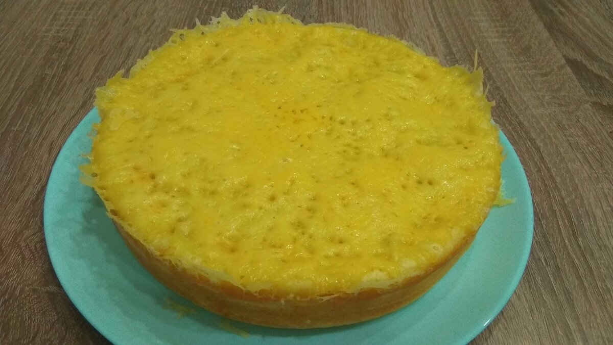 Пирог с мясными шариками