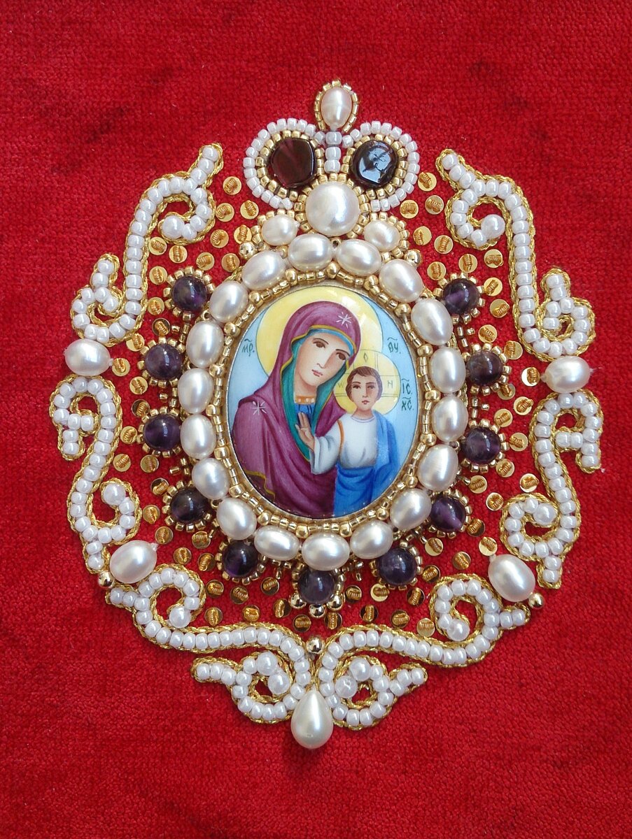 Панагия - одна из сторон моего нового шедевра