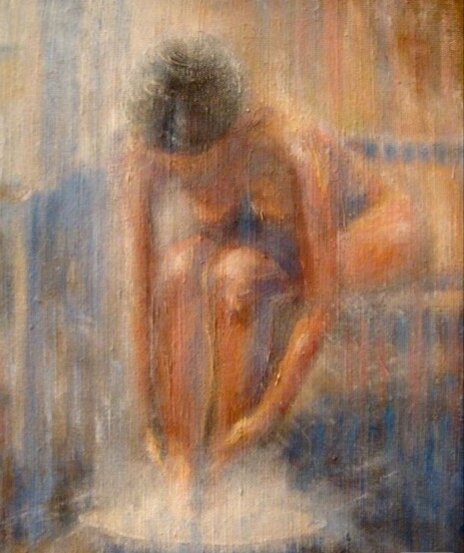 Сельская баня. Художник: Жадько Григорий