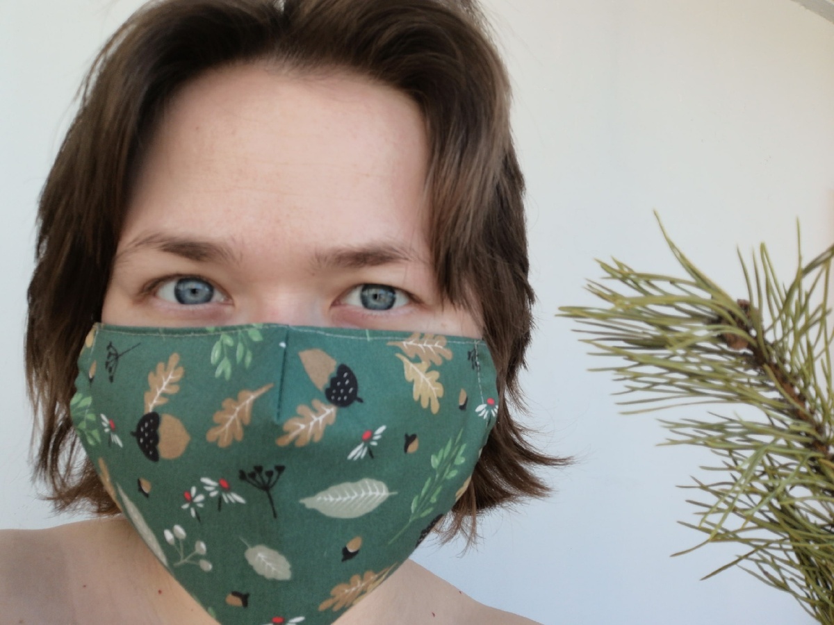 Я в лесной маске)))