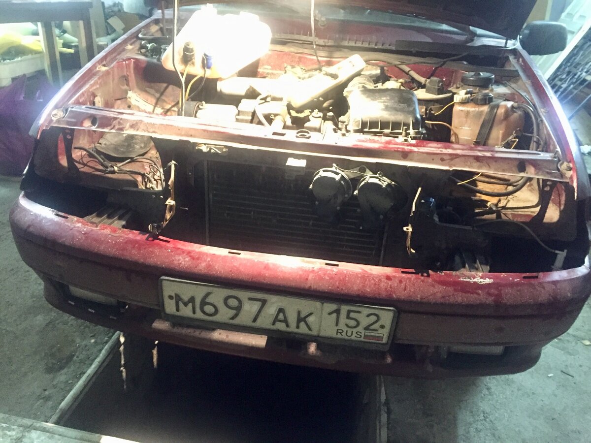 3. Внешний вид с демонтированными фарами