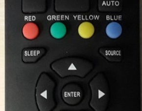 Цветные кнопки на пульте. Источник - яндекс.картинки.