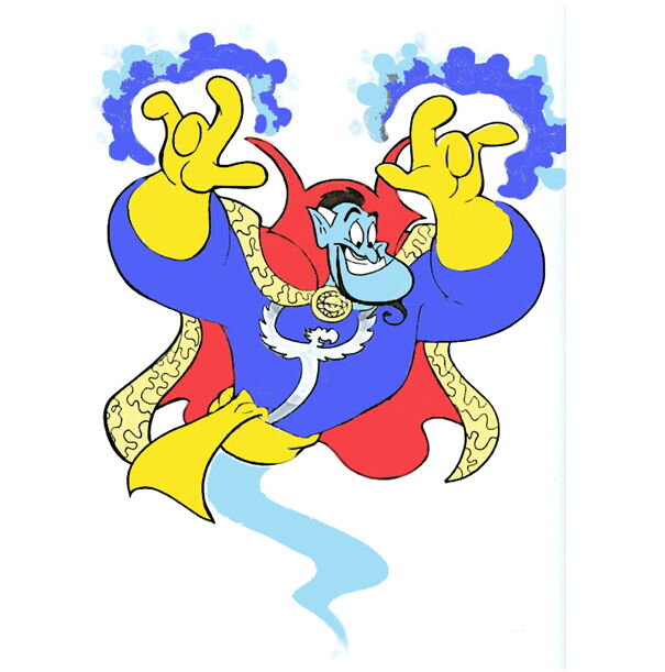 Кстати, цвет мой, (покраска в фотошопе). Изначально арт был чёрно-белый. Фото с silvaniart.tumblr.com