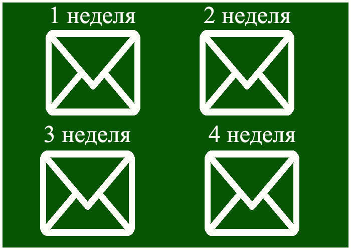 4 недели