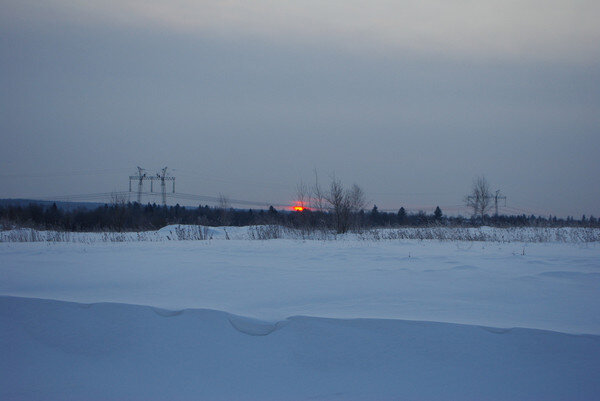 Вот такой был восход. Очень красиво.

