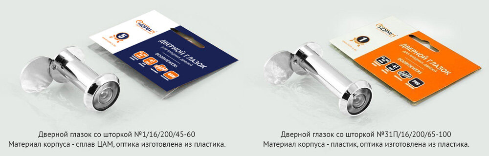 Дверные глазки производителя Нора-М