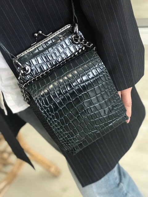 Кожаная сумка "Жанелль-08". Ателье Ирины Берзиной.