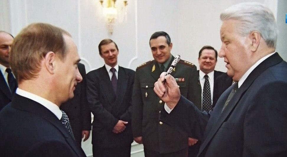 Ельцин и Путин. Картинка взята из открытых источников интернета.