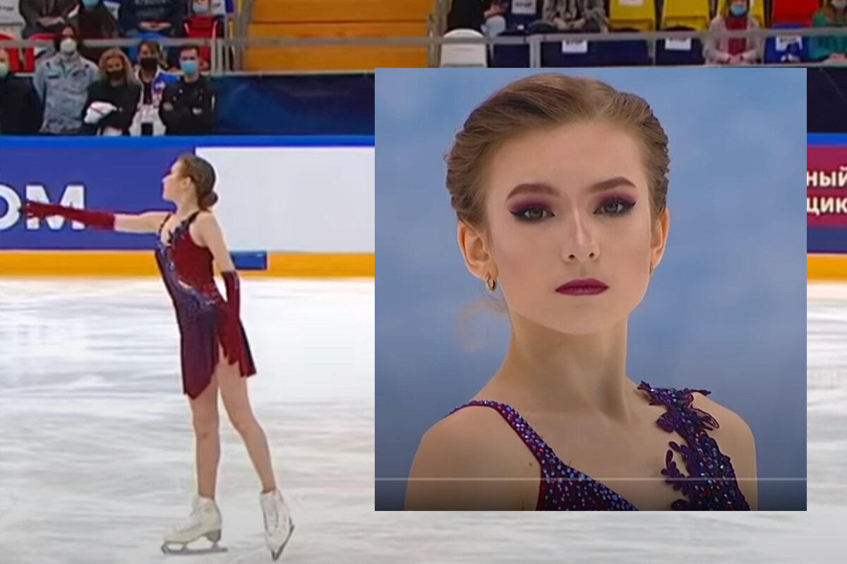                                                 Дарья Усачева - платье с короткой программы.