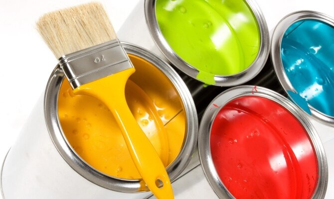 Покраска кисточкой