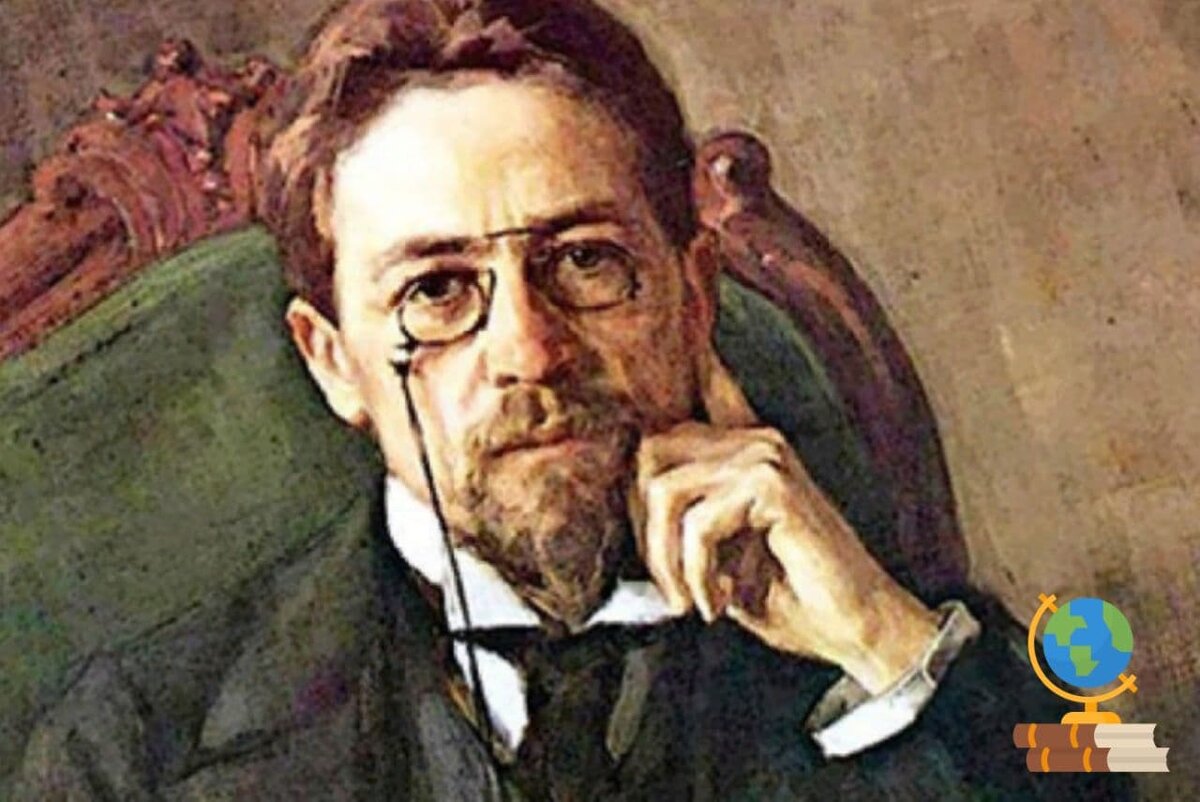 А. П. Чехов.               Иллюстрация к тесту
