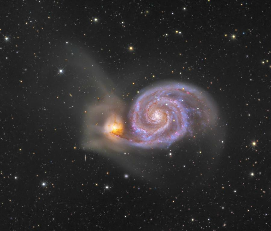 NGC 5194. Фото: НАСА.