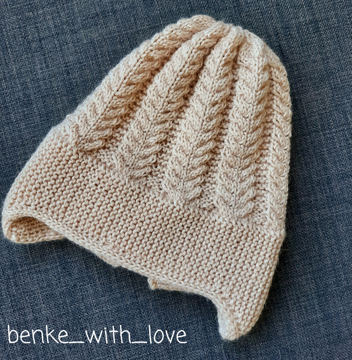 Шапочка лицевой стороной