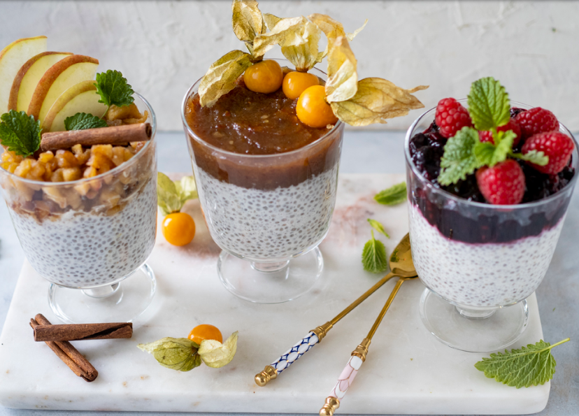 Яблочный пудинг