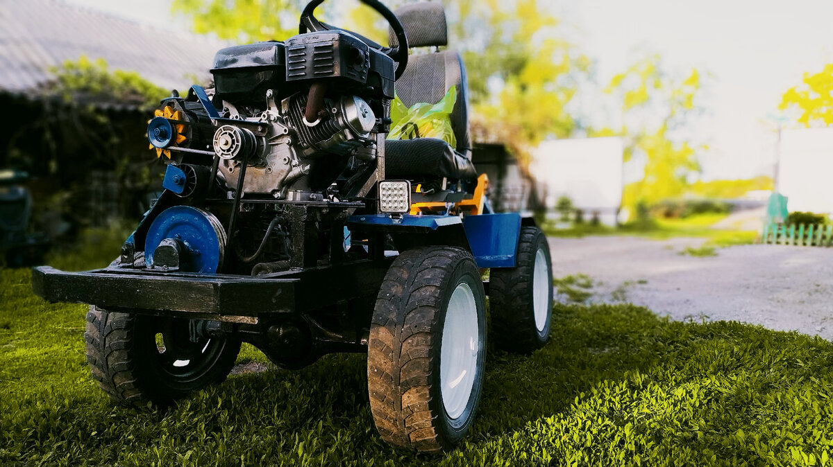 Мини трактор переломка 4х4