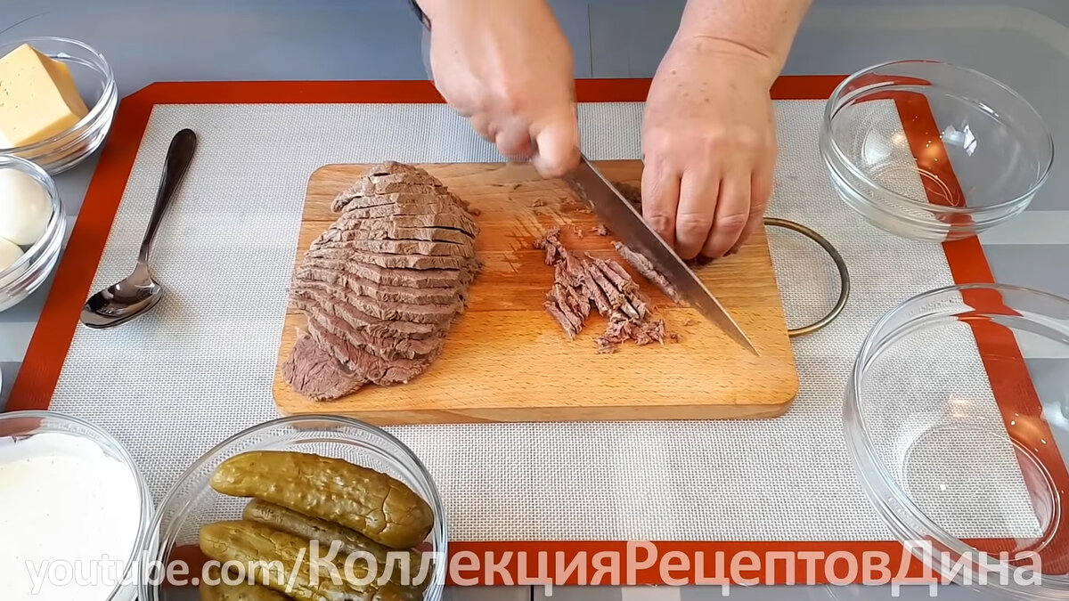 Мясные салаты: рецепты