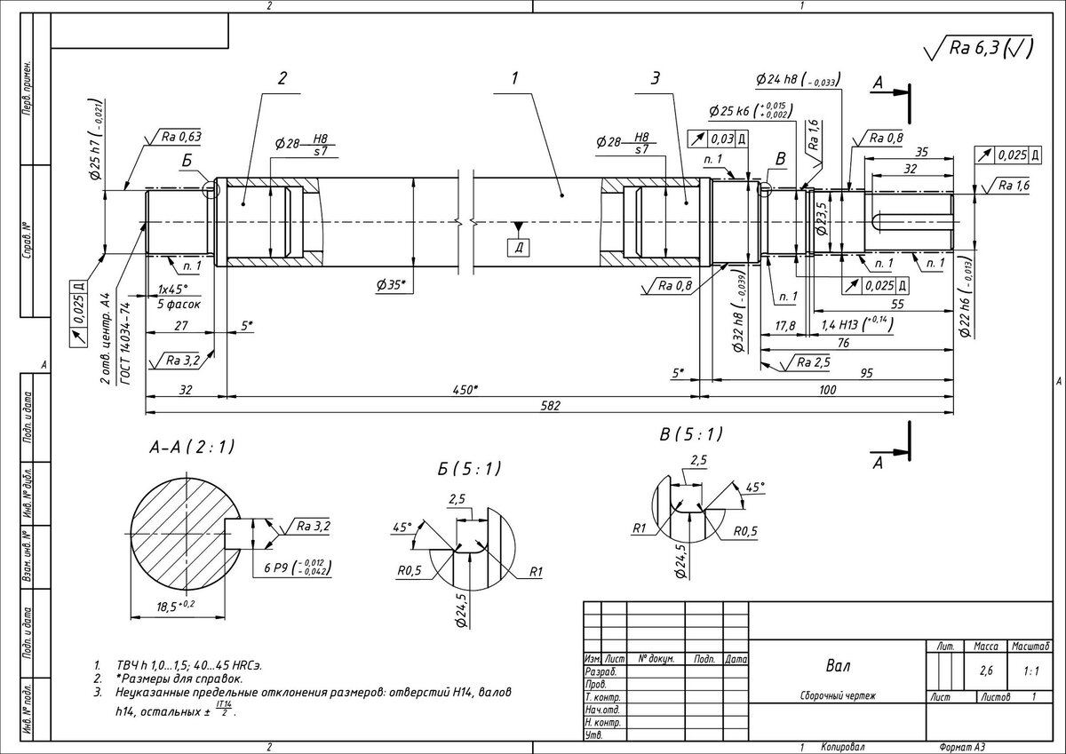 Рекомендации о порядке простановки исполнительных (рабочих) размеров на чертежах