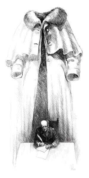   Иллюстрация к повести «Шинель» Николая Гоголя