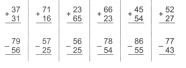 Вычитание столбиком 2 класс примеры карточки. Карточки 2 класс математика сложение и вычитание в столбик. Сложение двузначных чисел в столбик. Примеры для 2 класса по математике в столбик. Примеры на решение столбиком сложение вычитание.