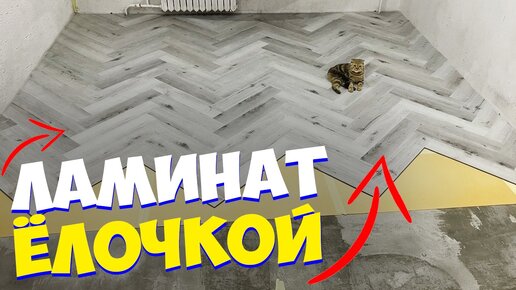 ✅ ДОЛГОВЕЧНЫЙ ПОЛ | УКЛАДКА ЛАМИНАТА ЁЛОЧКОЙ СВОИМИ РУКАМИ от А до Я