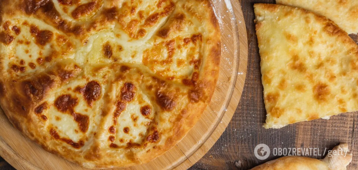 Домашний ленивый хачапури на сковороде 