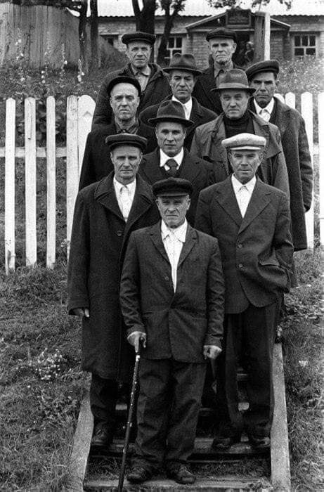 10 братьев Лысенко, фото сделал журналист Юрий Рост в 1984 году