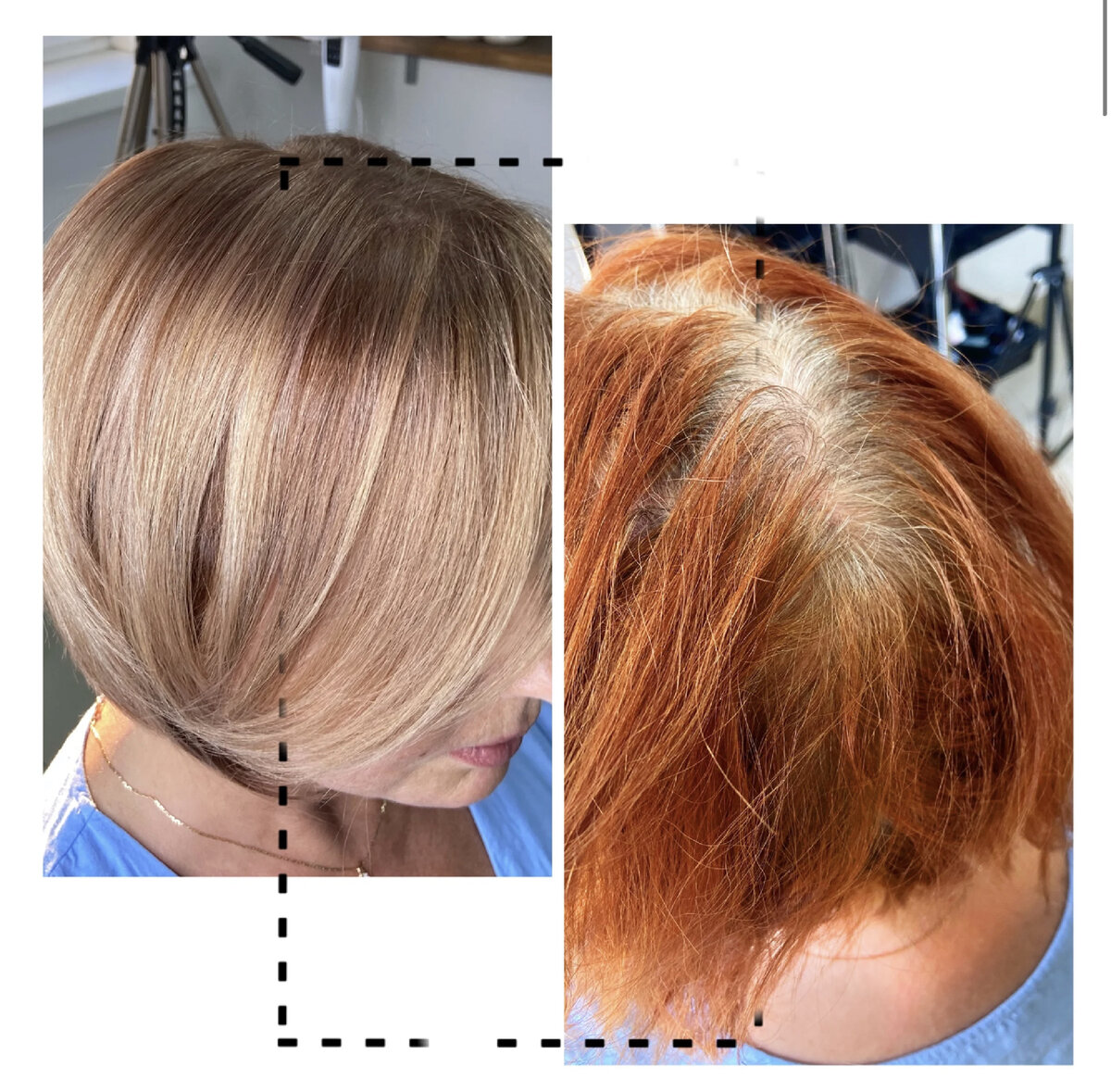 Отсутствие пигмента - не единственная проблема седых волос. Поэтому подпираем и оттенок и краситель правильно