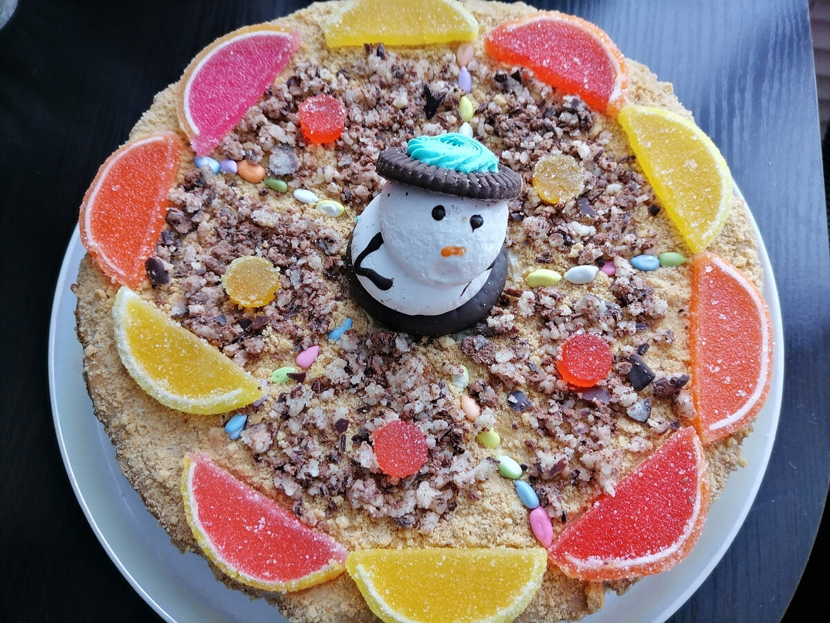 Вот такие вкусные торты печёт моя мама
