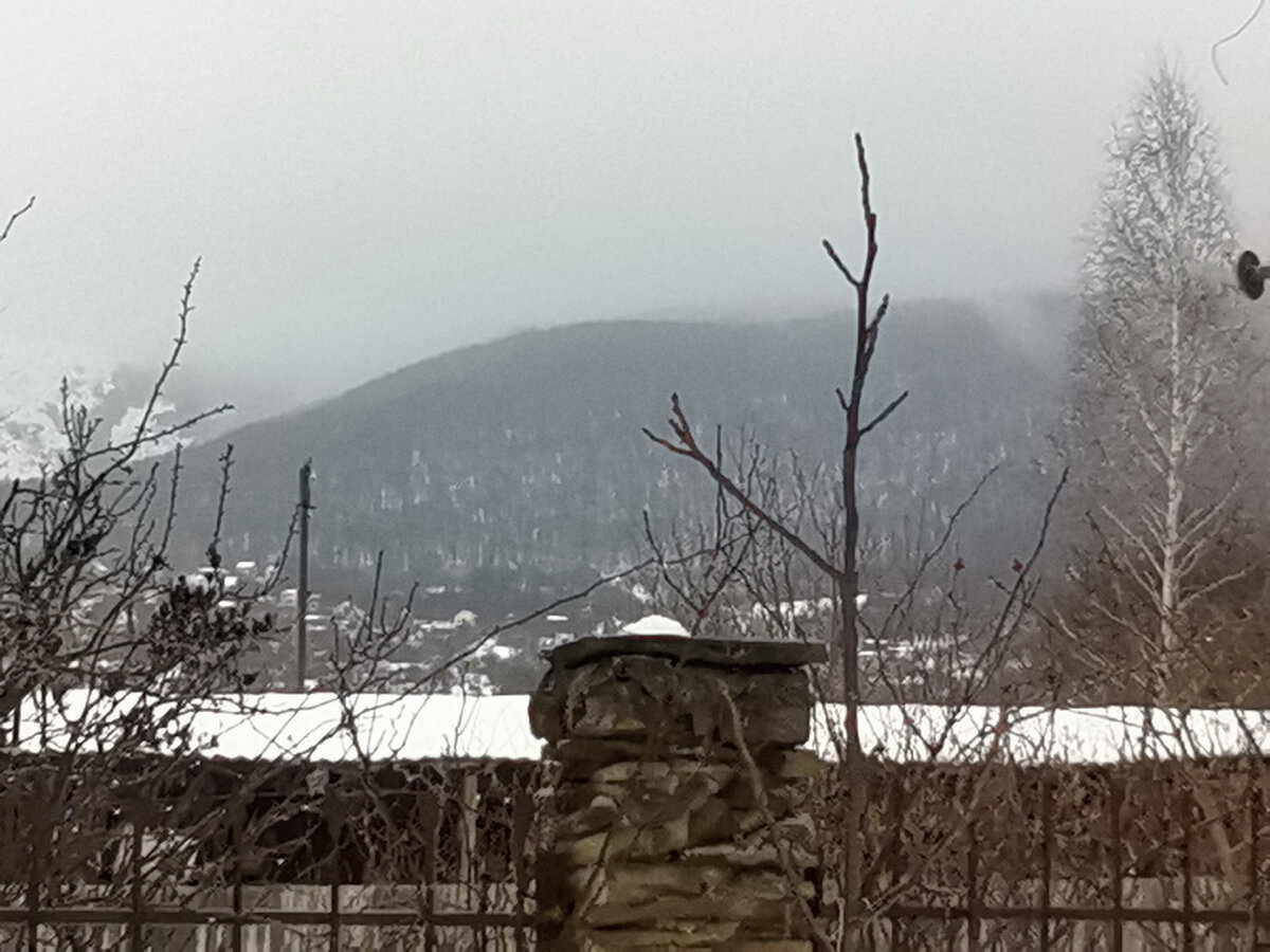 Облака в горах. 