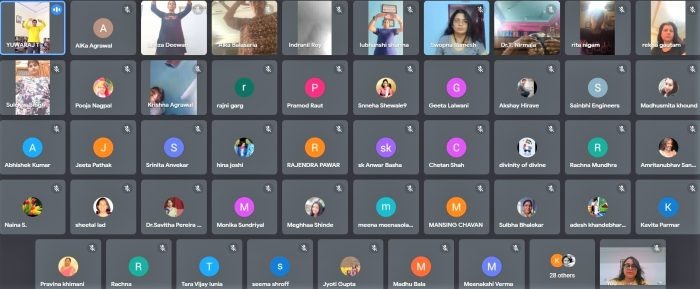 Обучение упражнениям Фалуньгун онлайн в Индии из Мумбая. Арчана Тхакерия/The Epoch Times