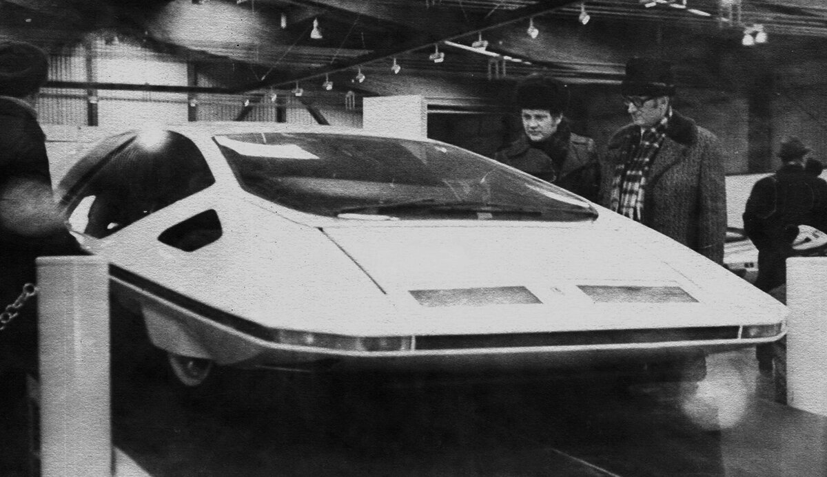 Футуристический концепт Pininfarina Modul 1971 года показали в Сокольниках 1979‑м.