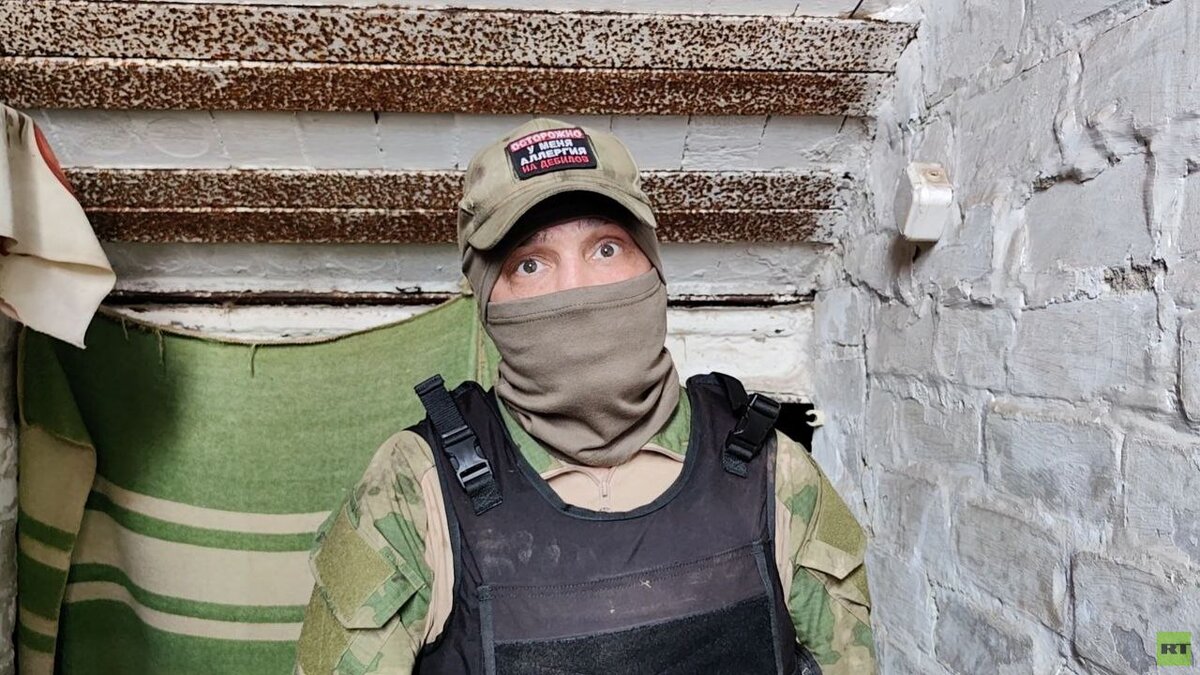     Боец-штурмовик с позывным Шрам / RT
