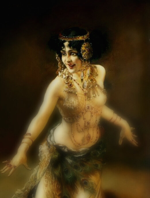 Leopold Schmutzler (1864-1941), "Salome mit dem Haupt Johannes des Taufers"
