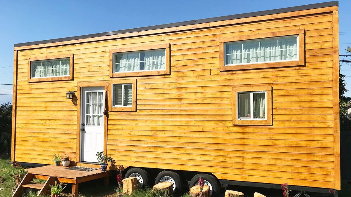 Вариант дома 22 кв метра на колесах
