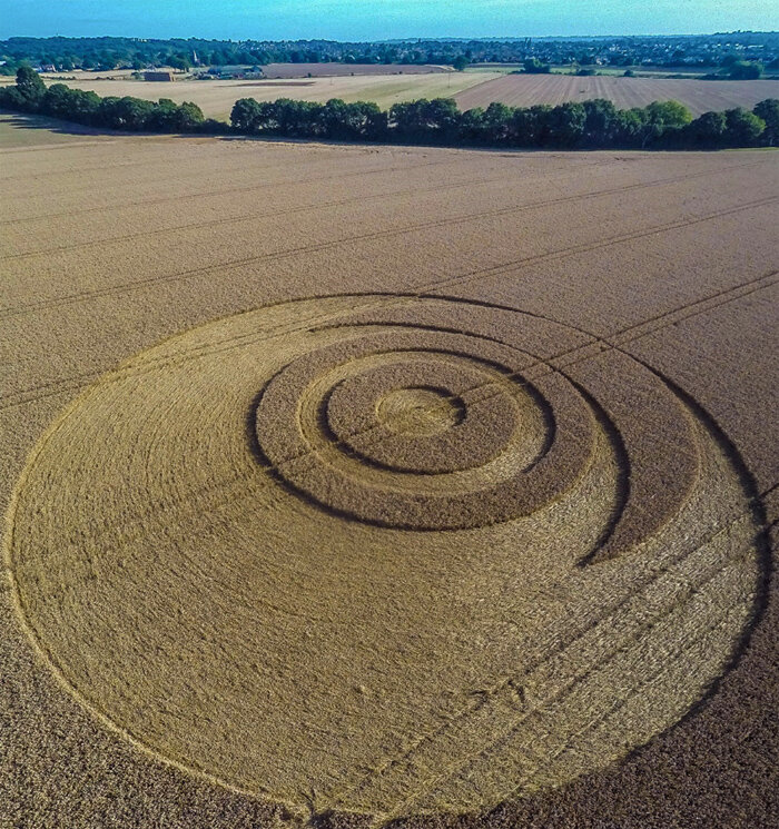  Загадочные круги на полях. Фото взято из открытого источника в интернете.