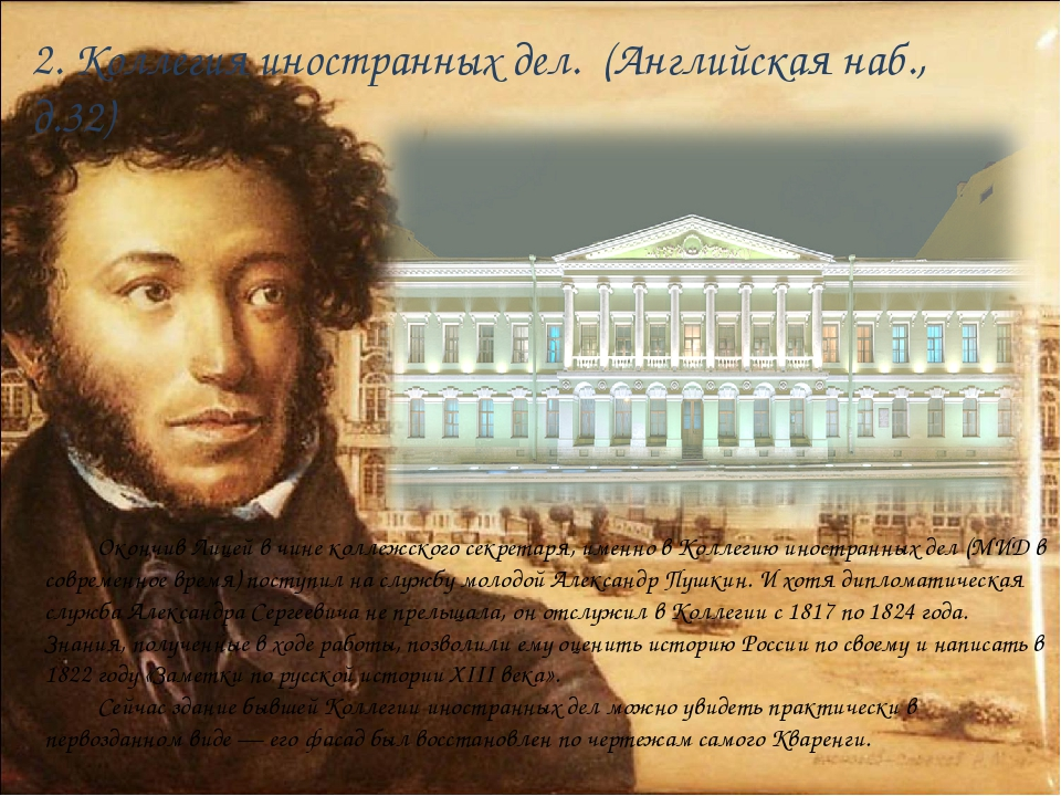 Коллегия иностранных дел Пушкин. Коллегия иностранных дел Пушкин 1817. Коллегия иностранных дел в Петербурге Пушкин. Александр Сергеевич Пушкин Санкт Петербург.