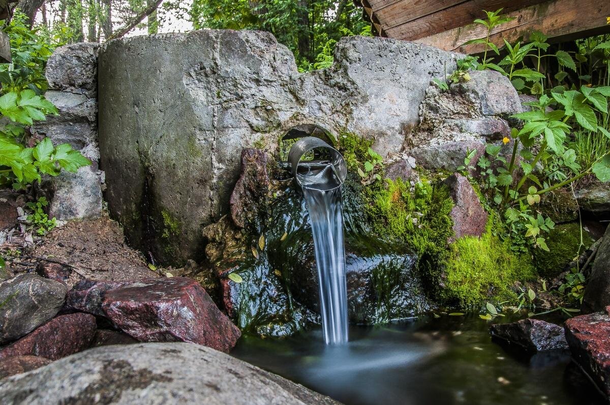 Горный источник.